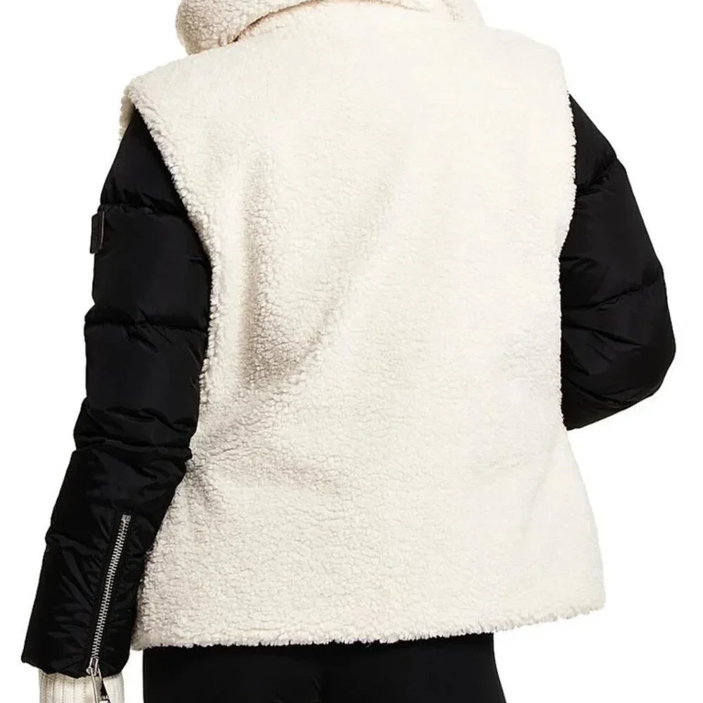 NWT SAM. Women’s Wylie Sherpa Puffer Jacket SOLD OUT STYLE! Sz L - Picture 3 of 12